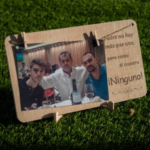 Marco grabado con fotografía