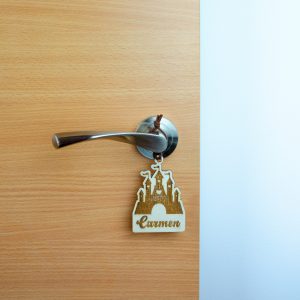 Letrero personalizado para pomo